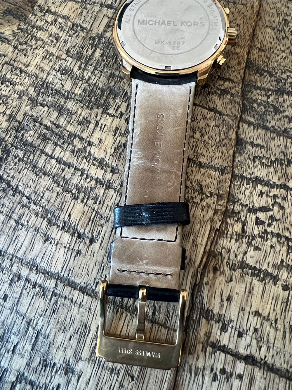 Michael Kors Black and Gold Men's Chronograph Watch - Picture 4 of 6